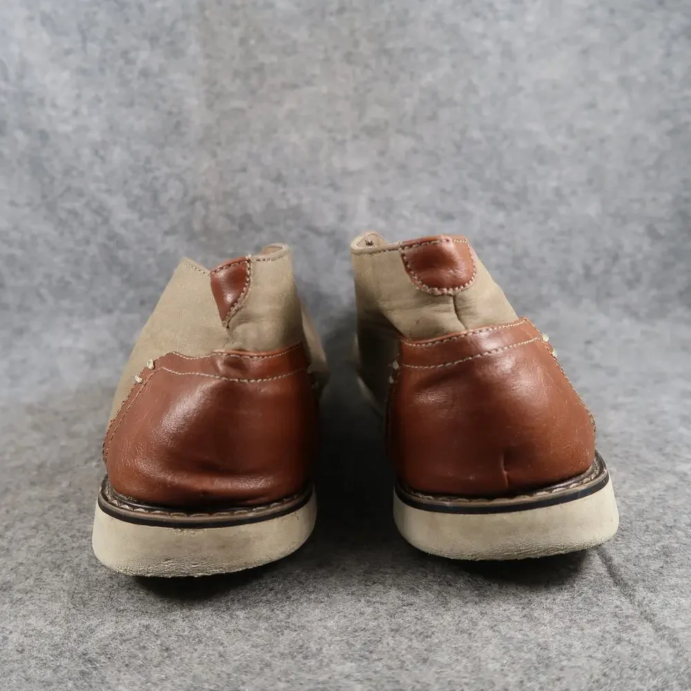 Madden Shoes Mens 9.5 Chukka Derby Boot Casual Devlyn Lace Up Brown Classic